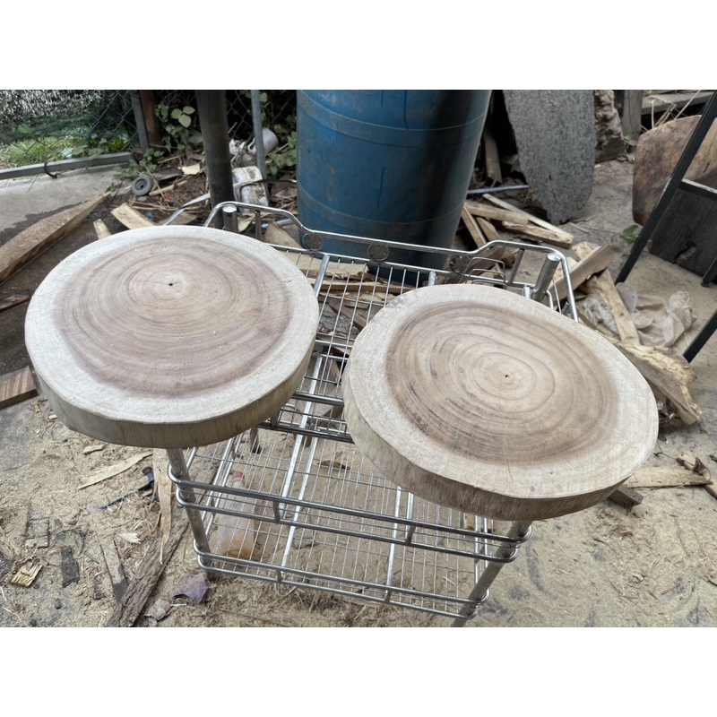 Mặt gỗ me tây làm bàn hoặc decor trang trí