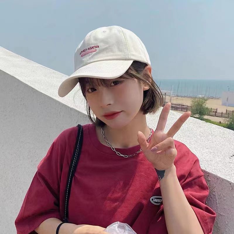 Mũ Lưỡi Trai Thêu Chữ Phong Cách Hàn Quốc Thời Trang Cho Nữ