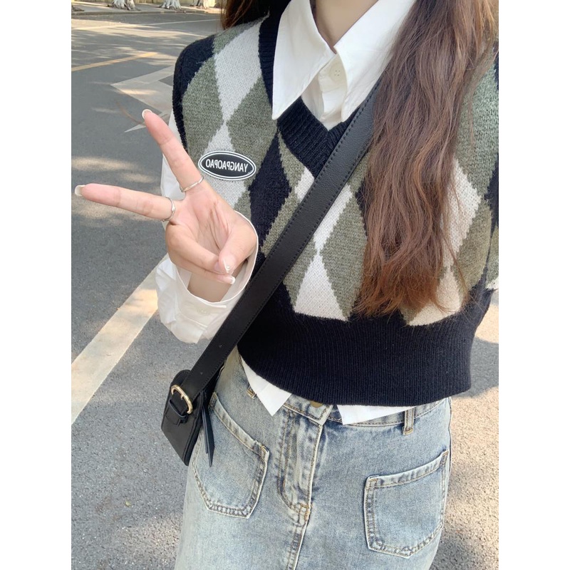 Jiashucheng Chân Váy Denim Đuôi Cá Lưng Cao Vừa Dáng Chữ A Sờn Phong Cách Xuân Thu Mới Dành Cho Bạn Nữ