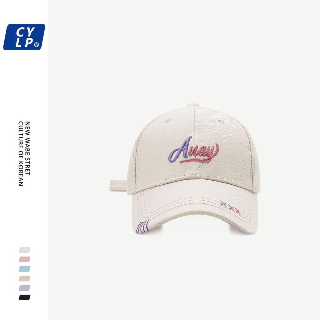 Mũ Lưỡi Trai Thêu Chữ Tiếng Anh Ba Chiều Phong Cách Âu Mỹ Thời Trang Cho Nữ