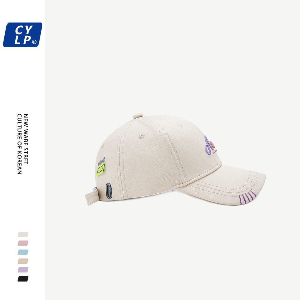 Mũ Lưỡi Trai Thêu Chữ Tiếng Anh Ba Chiều Phong Cách Âu Mỹ Thời Trang Cho Nữ