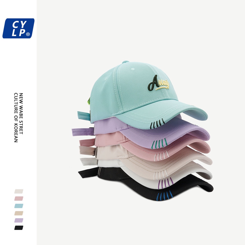 Mũ Lưỡi Trai Thêu Chữ Tiếng Anh Ba Chiều Phong Cách Âu Mỹ Thời Trang Cho Nữ