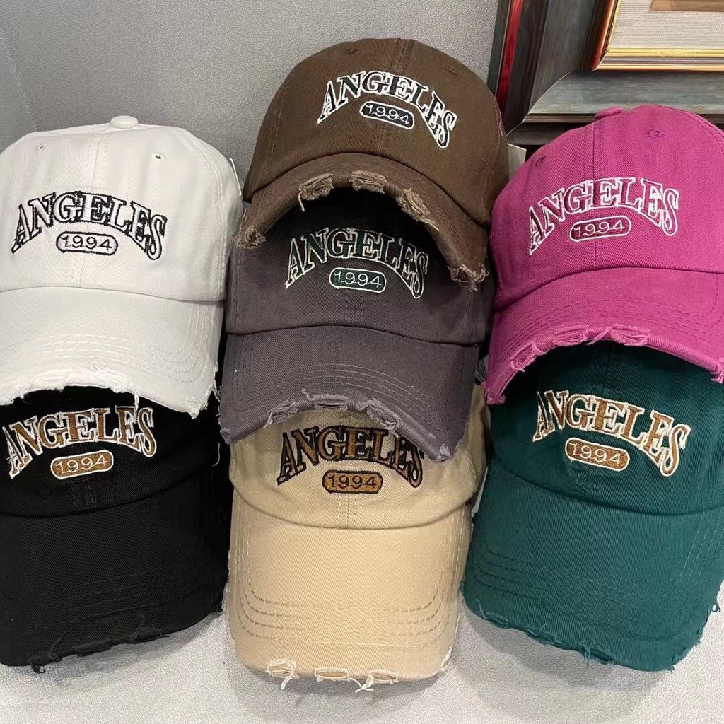 Mũ Lưỡi Trai Mềm Thêu Chữ Phong Cách Mùa Thu Cho Nữ