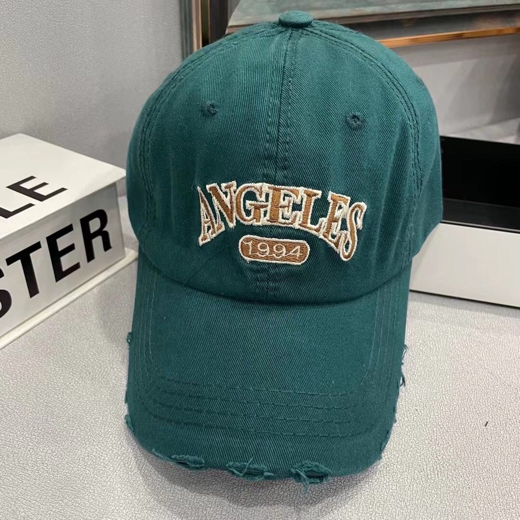 Mũ Lưỡi Trai Mềm Thêu Chữ Phong Cách Mùa Thu Cho Nữ