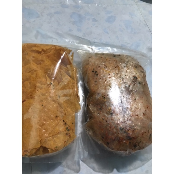 500g bánh tráng tôm chà bông hơi cay