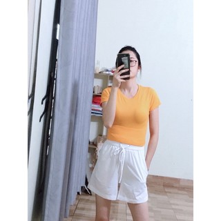 Quần short vải ko nhăn