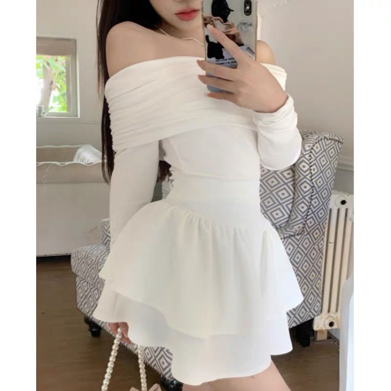 Chân Váy Lưng Cao Hai Lớp Dáng Ôm Thời Trang Xuân Hè Cho Nữ