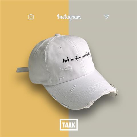 Mũ Lưỡi Trai Thêu Chữ Phong Cách Đường Phố Cá Tính