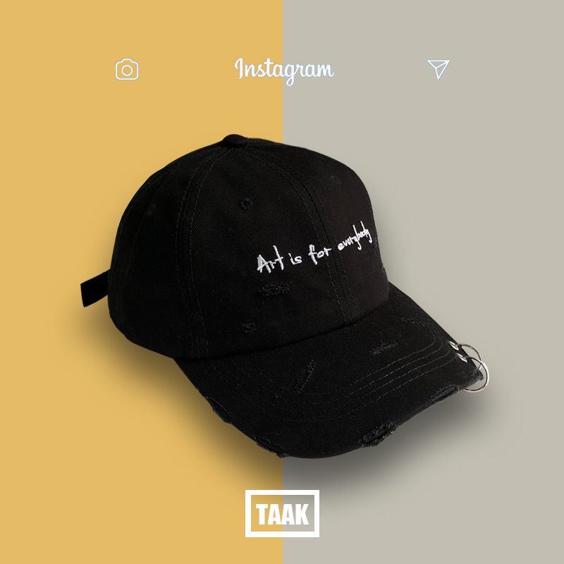 Mũ Lưỡi Trai Thêu Chữ Phong Cách Đường Phố Cá Tính