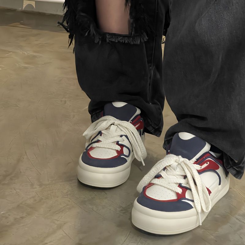 Giày Thể Thao Vải Canvas Siêu Nhẹ Thoáng Khí Chống Trượt Kiểu Retro Mỹ Cá Tính Cho Nữ