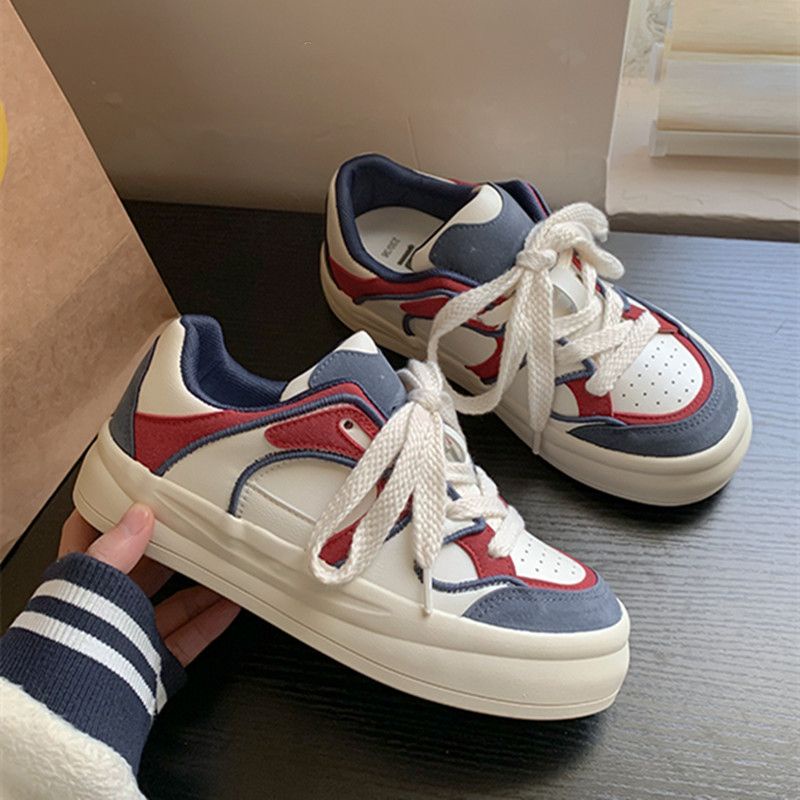 Giày Thể Thao Vải Canvas Siêu Nhẹ Thoáng Khí Chống Trượt Kiểu Retro Mỹ Cá Tính Cho Nữ