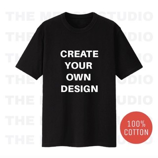 Tshirt customisation custom baju 100% unisex cotton tshirt baju custom print dtf vinyl printing