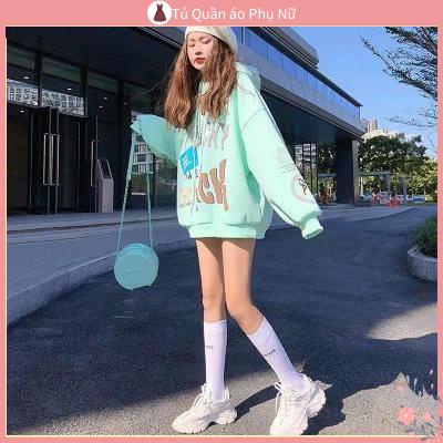 O Cardigan Kho C Áo Khoác Hoodie Dáng Rộng Có Khóa Kéo Màu Xanh Bạc Hà Hoạt Hình Mạng Đỏ Muối Dài Vừa Mới Mùa Xuân Cho Nữ