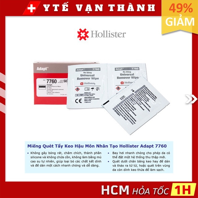 ✅ Miếng Quét Tẩy Keo Hậu Môn Nhân Tạo Hollister Adapt 7760 | Holister -VT0827