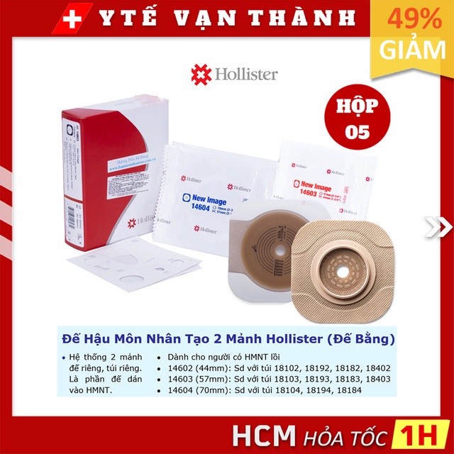 Đế Túi Phân Hậu Môn Nhân Tạo 2 Mảnh Hollister 14602 14603 14604 (Đế Bằng) | Túi Phân, Hậu Môn Tạm -VT0735