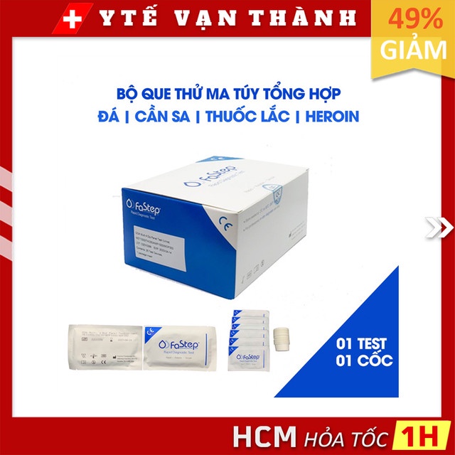 Bộ Kit Xét Nghiệm Nhanh Fastep Chất Gây Nghiện (Bằng Nước Tiểu)-VT0776