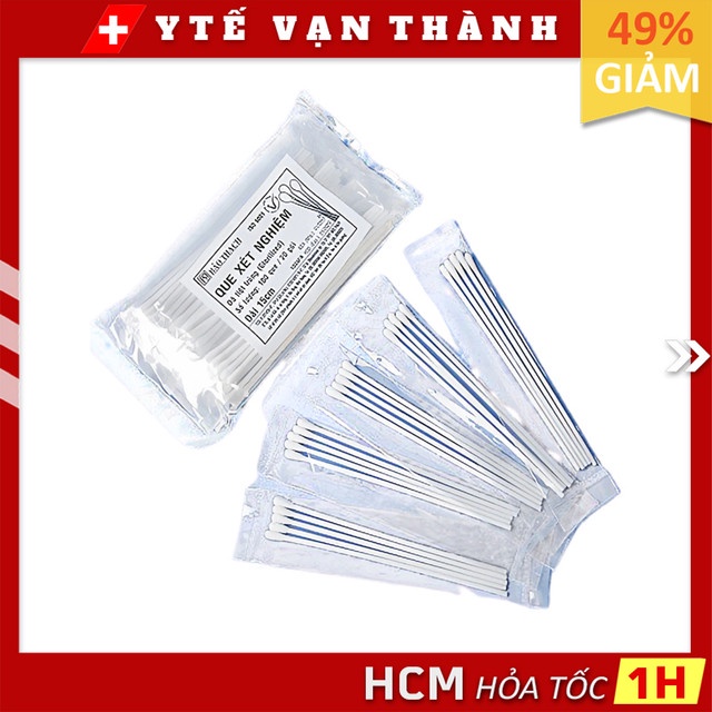 ✅ Que Gòn Xét Nghiệm Bảo Thạch (Bịch 100 Que) | Hoặc Thương Hiệu Tương Đương -VT0207