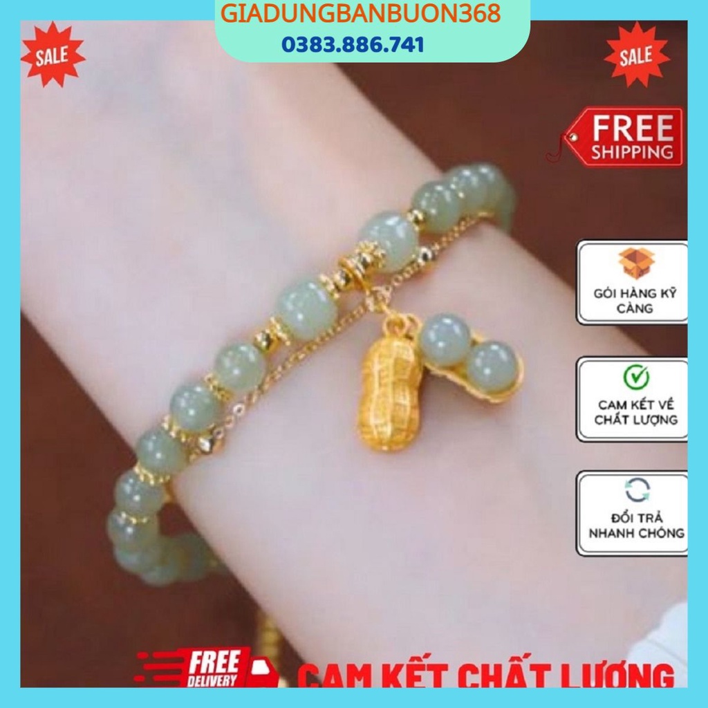 Vòng đeo tay may mắn hạt lạc cao cấp - Phụ kiện đẳng cấp cho phái đẹp, Vòng đeo tay hạt lạc cao cấp
