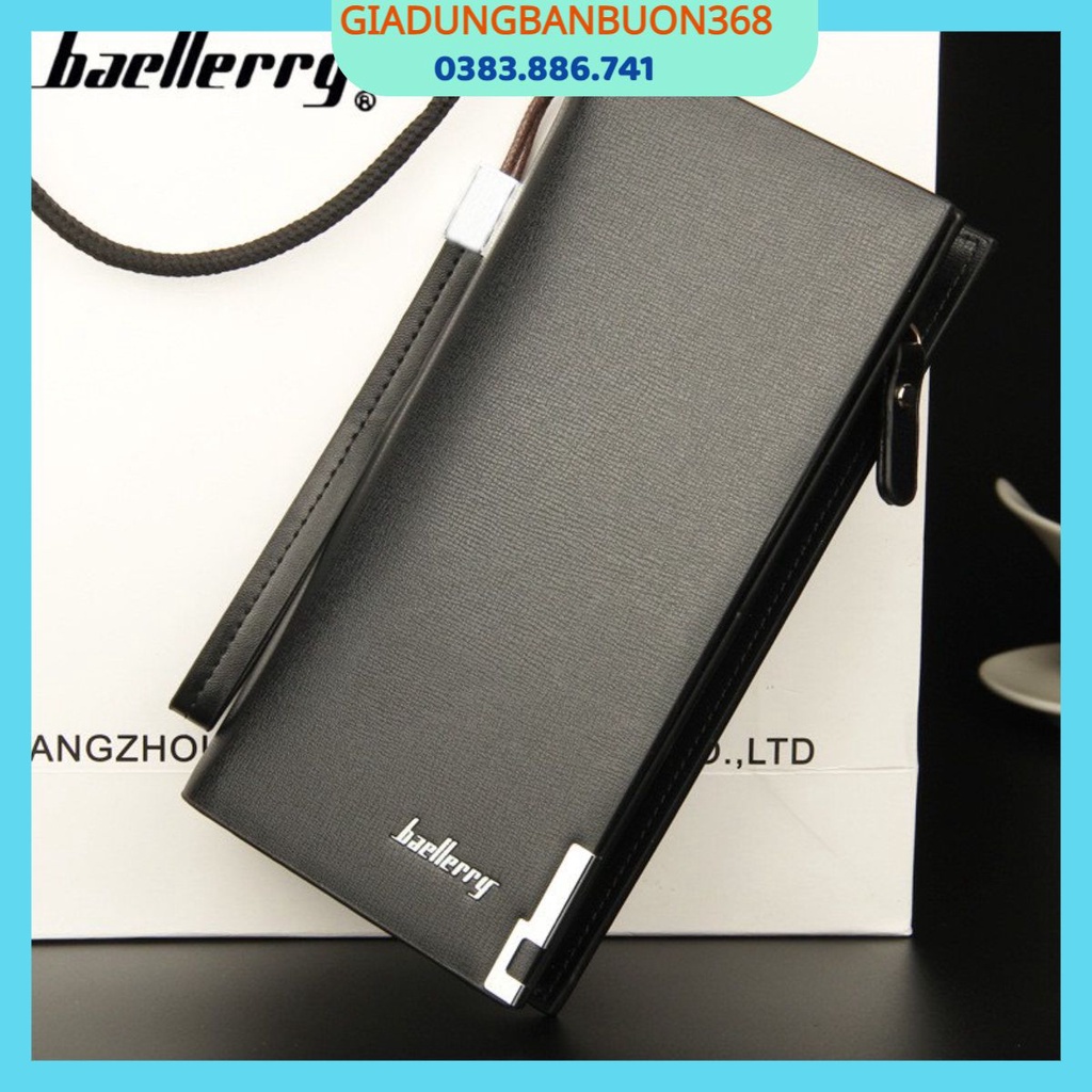 Ví nam nữ bóp dài cầm tay nam chính hãng Baellerry da pu cao cấp, Ví Dài Nam, Nữ Cầm Tay Cao Cấp Baellerry