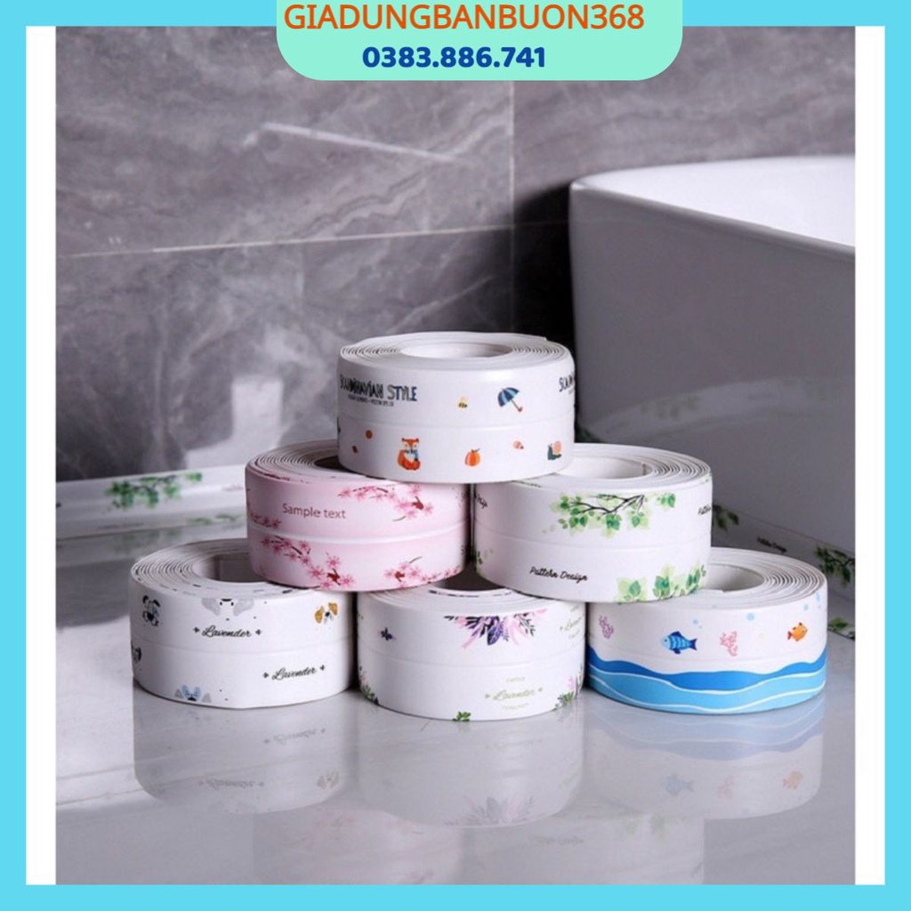 Cuộn Băng Keo Dán Viền Bồn Rửa, Bếp Ga Chống Thấm Nước, Cuộn Băng Dính Dán Viền Bồn Rửa Nhà Bếp Chống Thấm