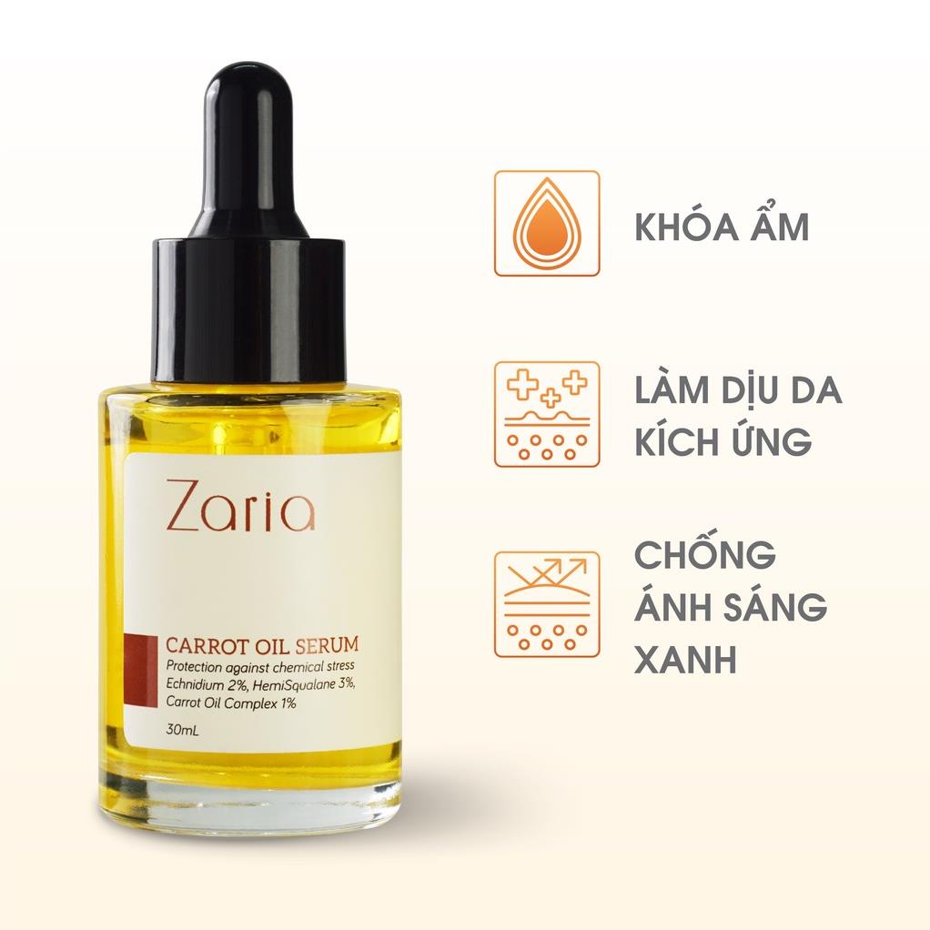 Serum Hồi Phục Da Dưỡng Ẩm Da Chống Lão Hóa Zaria Carrot Oil