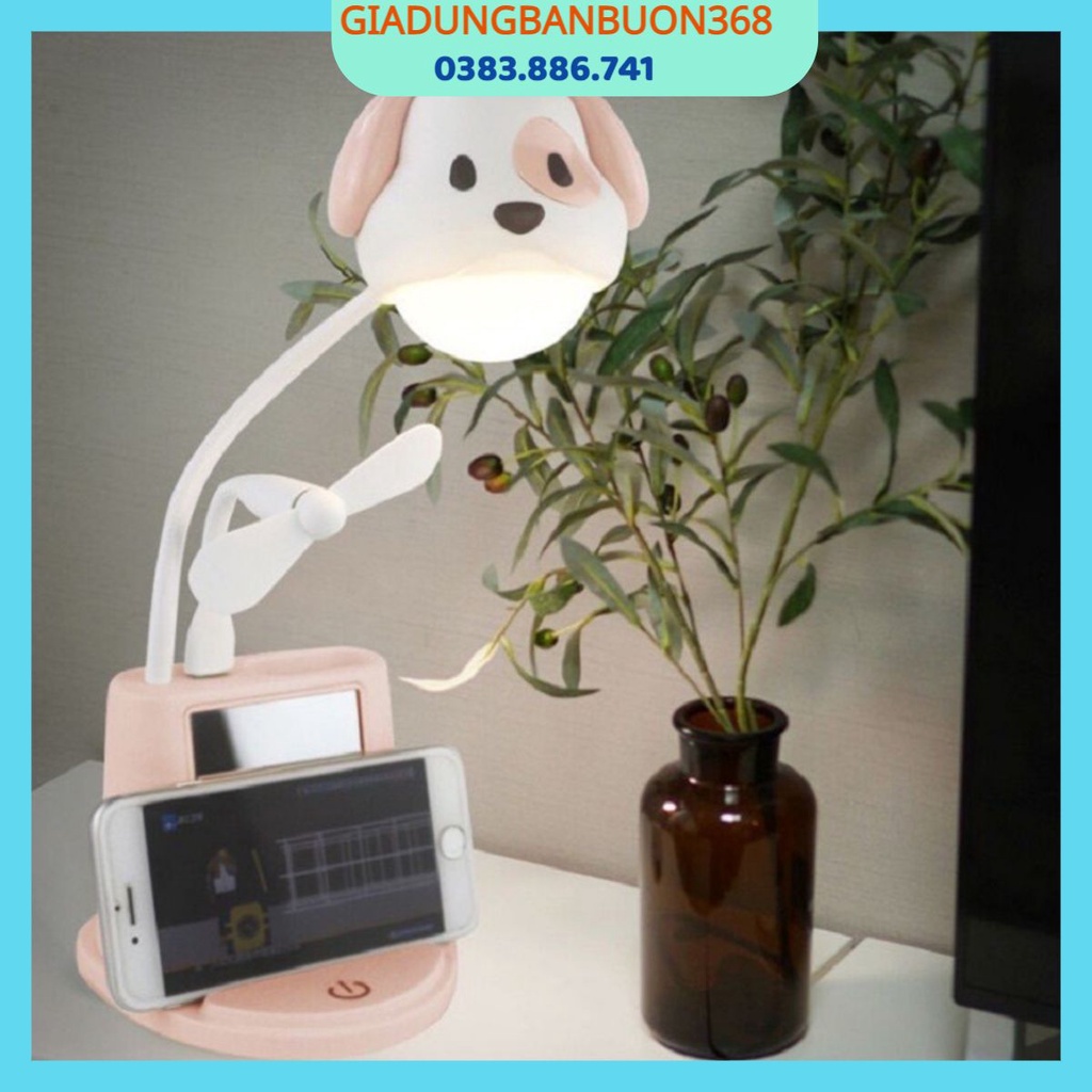 Đèn Học Để Bàn Hình Gấu Cute Cho Học Sinh, Đèn Học Chống Cận LED Đa Năng Cho Các Con Cấp 1, Cấp 2
