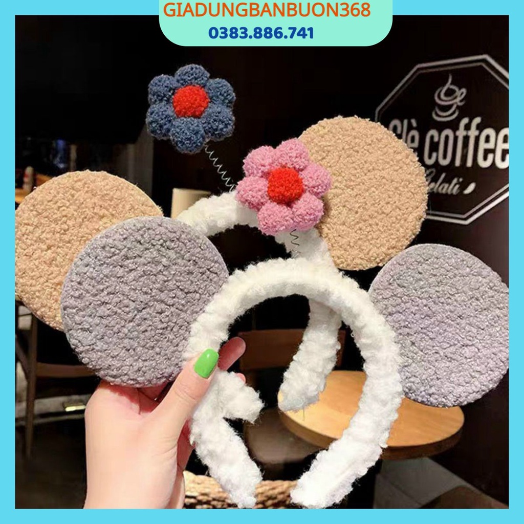 Bờm Rửa Mặt Cute Ngộ Nghĩnh Nhiều Màu, Bờm Rửa Mặt Cute Ngộ Nghĩnh, Bờm Cài Tóc Hình Bông Hoa Lò Xo Lắc Lư Ngộ Nghĩnh