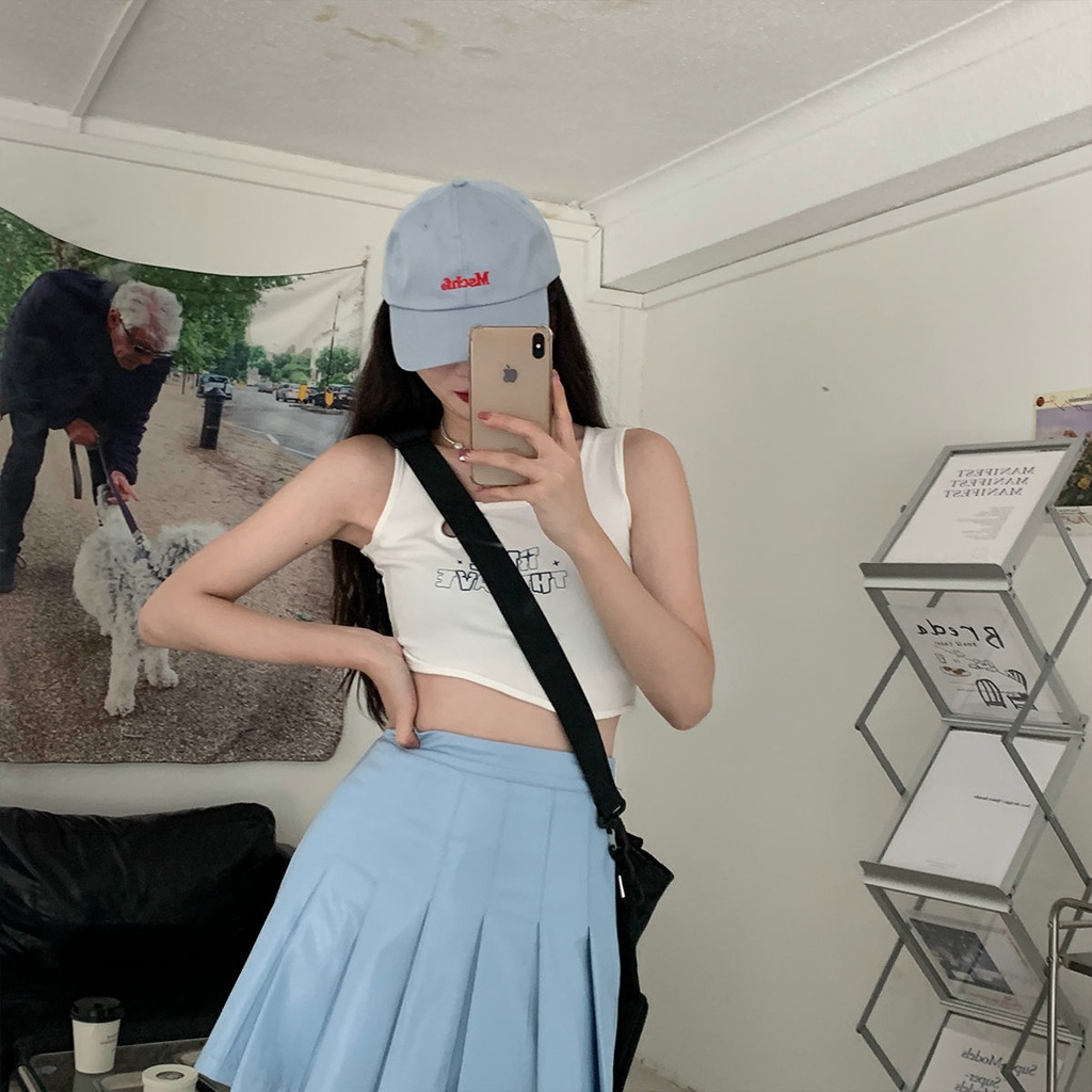 Áo Hai Dây Dáng Ngắn AA5257 Thiết Kế Mới 2023 Cho Nữ