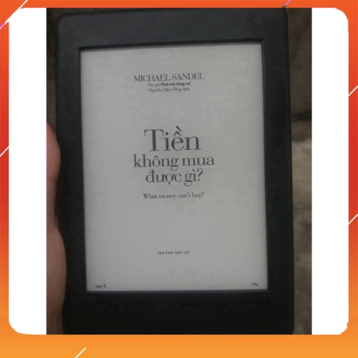 Máy đọc sách Kindle Paperwhite used máy đẹp có đèn nền Vbookshop - ngày hội siêu sale