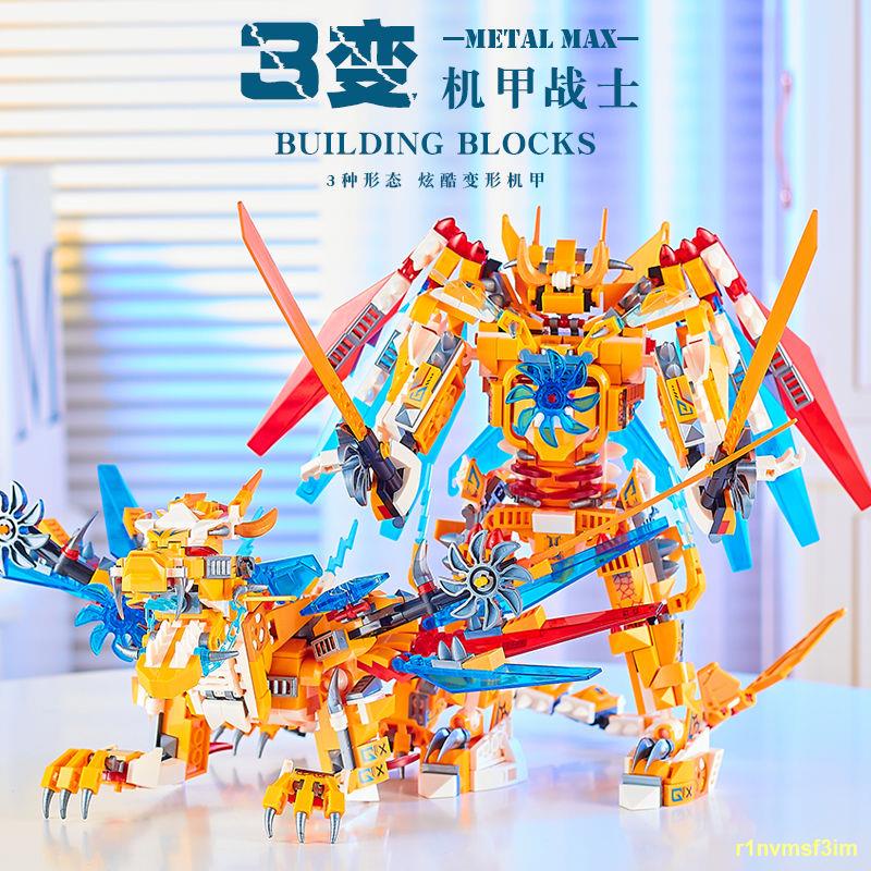 Ninja Mech Khối Xây Dựng Tương Thích Với Lego Robot Xe Xếp Hình Đồ Chơi Lắp Ráp Mô Hình Vật Trang Trí Làm Quà Tặng Cho B