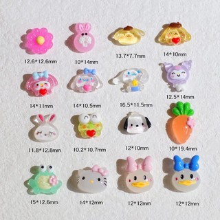 Charm cute con vật trang trí móng tay