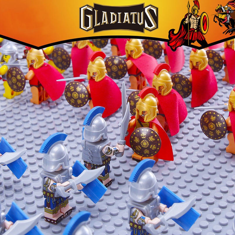 Lắp Ráp Lego Chiến Binh La Mã Nặng Citizen Infantry Take Tribes as the Start Point