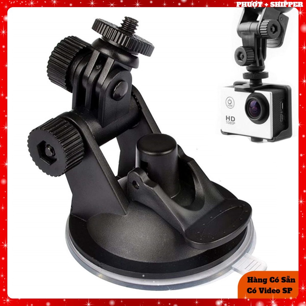 Giá Đỡ Camera Đế Hút Kính Trên Xe Oto