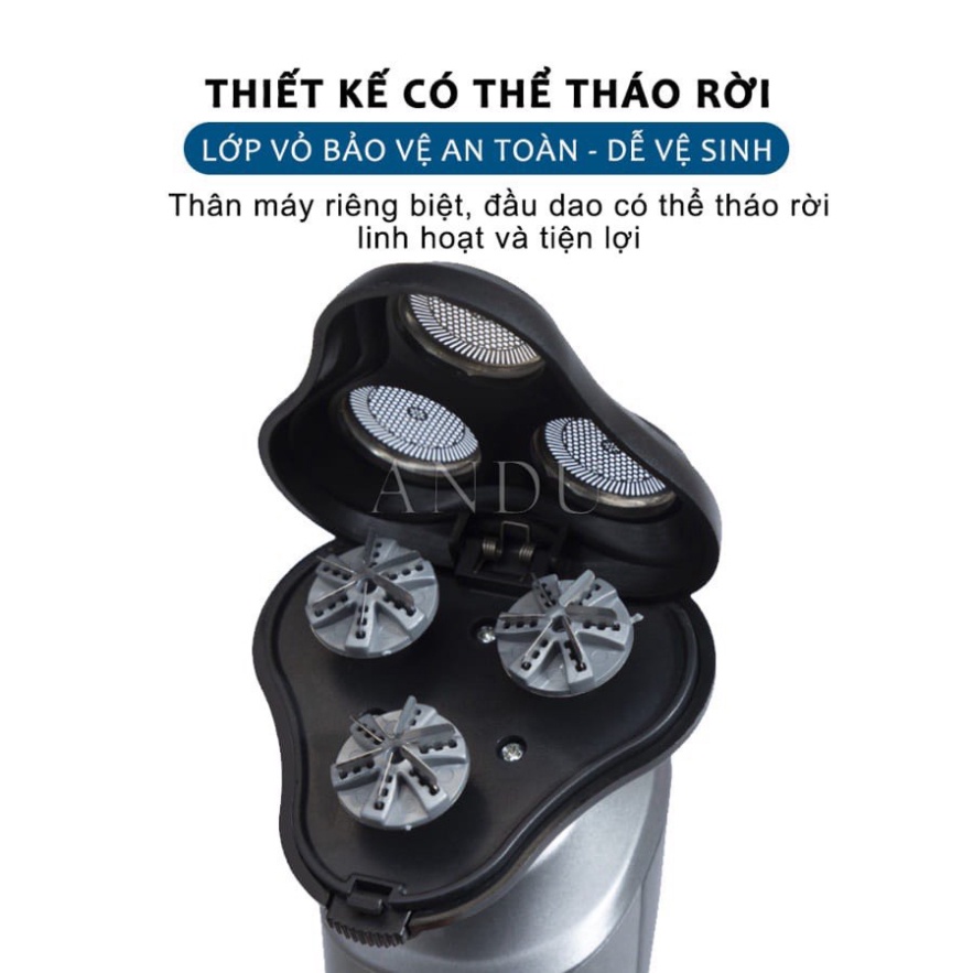 Máy cạo râu đa năng 4 trong 1 chống nước chuẩn IPX7 hàng cao cấp chính hãng dành cho nam