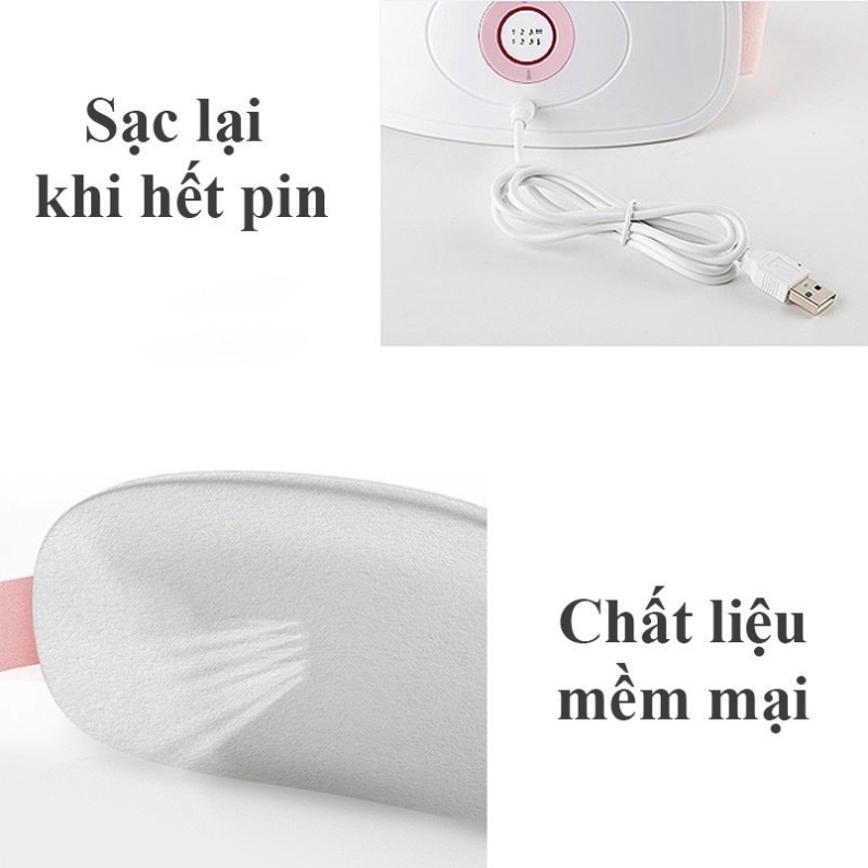 Đai Massage Bụng Levika Chườm Nóng Giảm Đau Khi Đến Kỳ Kinh Nguyệt Cho Bạn Gái