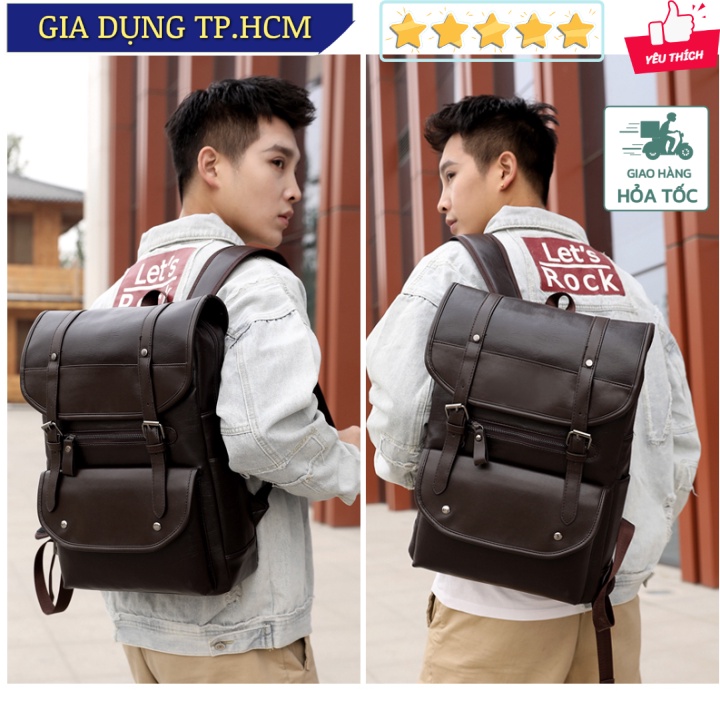 🆕 Balo da nam cao cấp thời trang Hàn Quốc, vừa laptop 14inch, đi làm công sở lịch sự | BigBuy360 - bigbuy360.vn