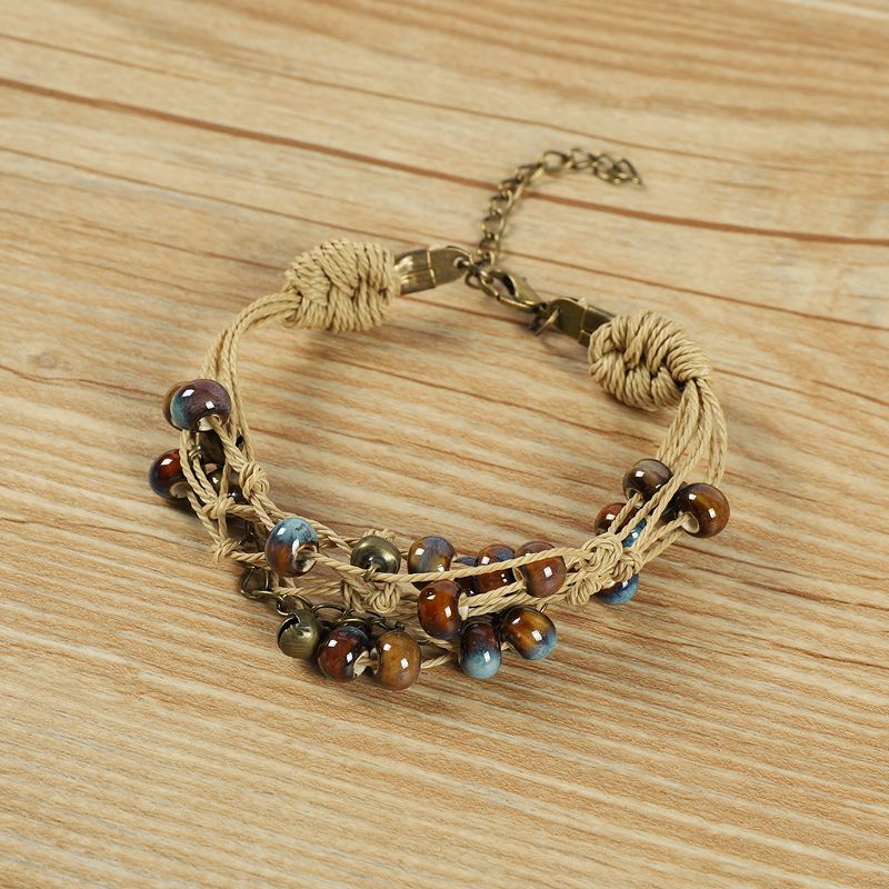 Vòng Đeo Tay Bằng Gốm Sứ Phong Cách Bohemian Thời Trang Cho Nữ