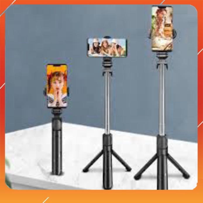 Gậy tự sướng thủ dâm XT02 3in1 tham gia bluetooth, 3 chân đa năng, chụp ảnh selfie, giá đỡ laptop livestream