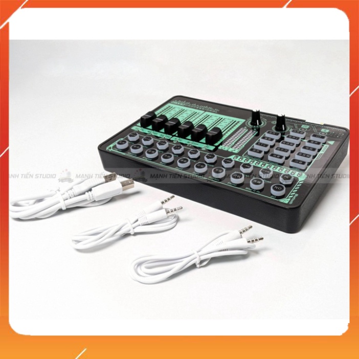 Soundcard h9 2021 bluetooh thời thượng xịn sò hàng chuẩn đủ dây live thu âm giỏi idol cc talk bigo