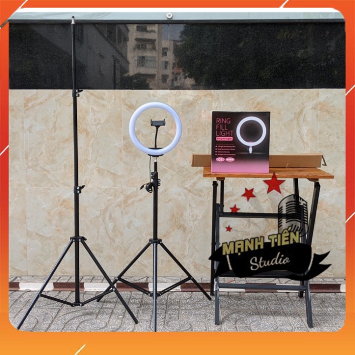 [Giá sỉ] đèn LED chiếu sáng Livestream đèn live 26cm loại 1 không kể cả chân đèn thích hợp chụp make