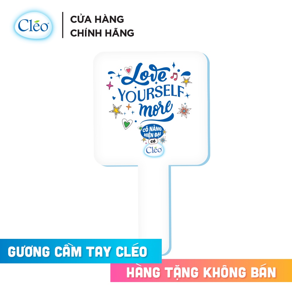 [HB GIFT] Gương cầm tay Cléo xinh xắn