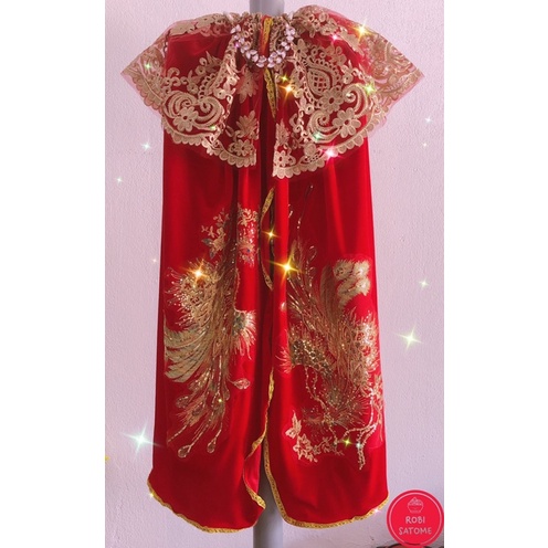 ÁO CHOÀNG BÀ CHÚA XỨ/QUAN ÂM VẢI NHUNG ÉP HOA THÊU NHIỀU KÍCH CỠ