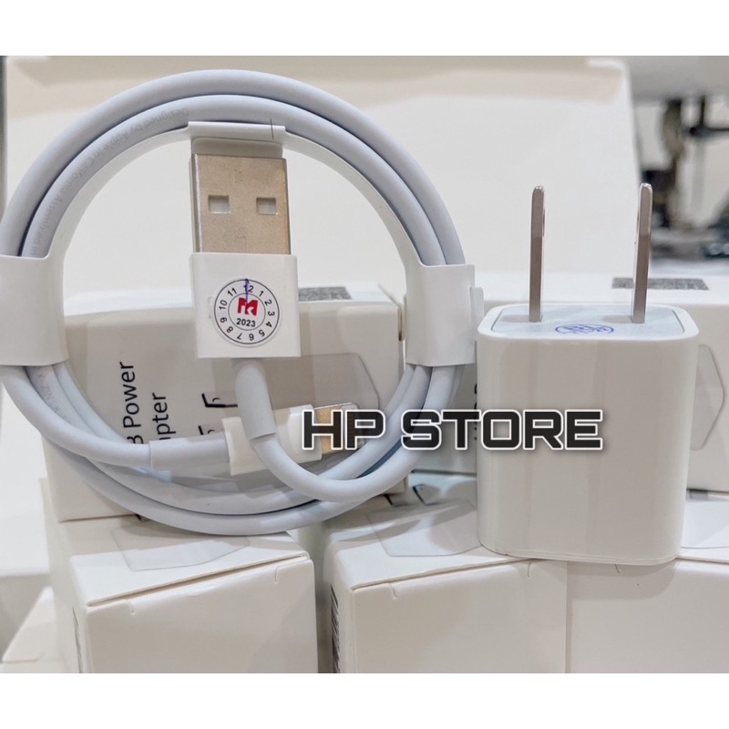 Củ sạc zln vuông 5W + cap cho các dòng máy táo.