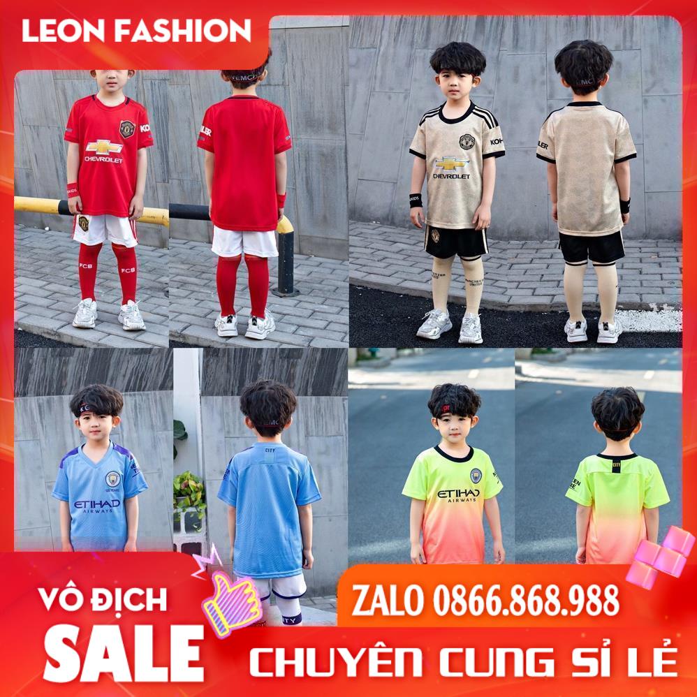 Bộ đồ thể thao cho bé đá banh Chất liệu vải thun mềm nhẹ thoáng mát cao cấp 3