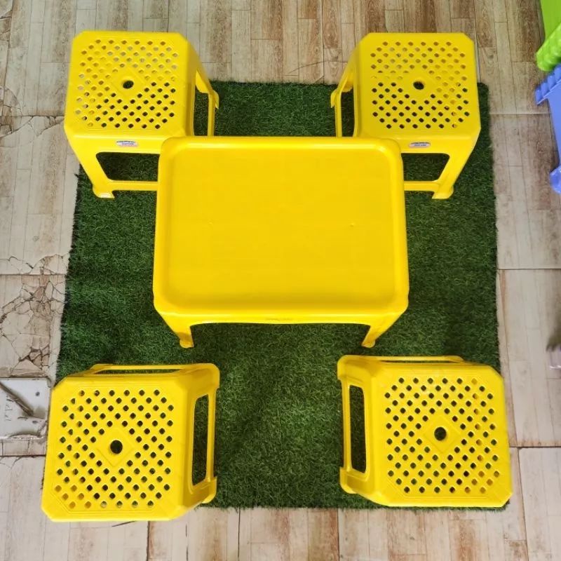 Combo 02 Ghế lùn mặt lưới - Duy Tân