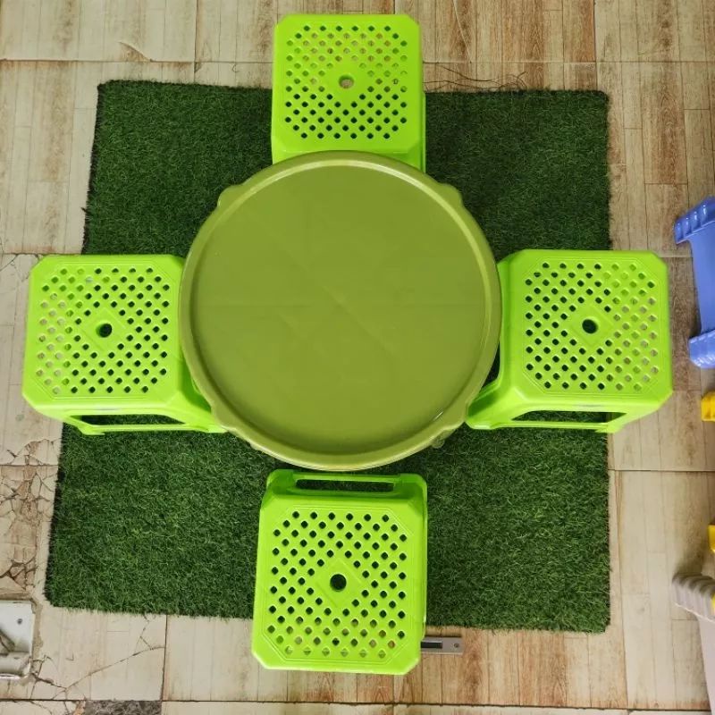 Combo 02 Ghế lùn mặt lưới - Duy Tân