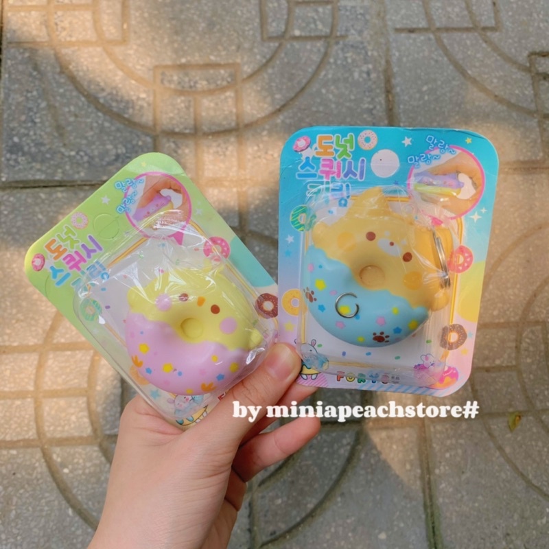 MÓC KHOÁ SQUISHY BÁNH DONUT