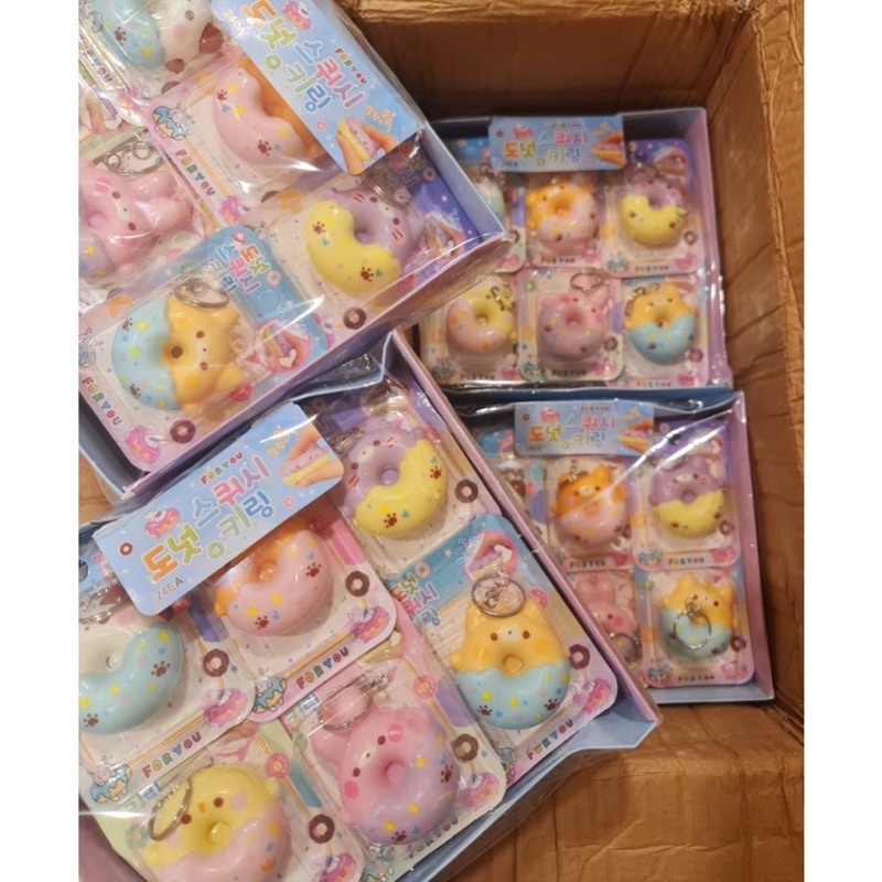 MÓC KHOÁ SQUISHY BÁNH DONUT