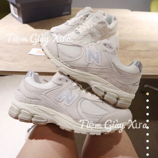Giày newblance 2002r cream kem da lộn lai au