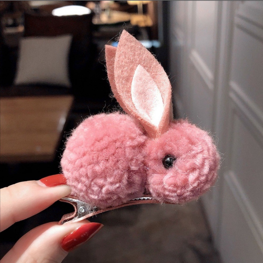 Kẹp tóc thiết kế thỏ bông 3D dễ thương thời trang cho bé gái🍀FREESHIP🍀Dây buộc tóc cho bé hình thú kute